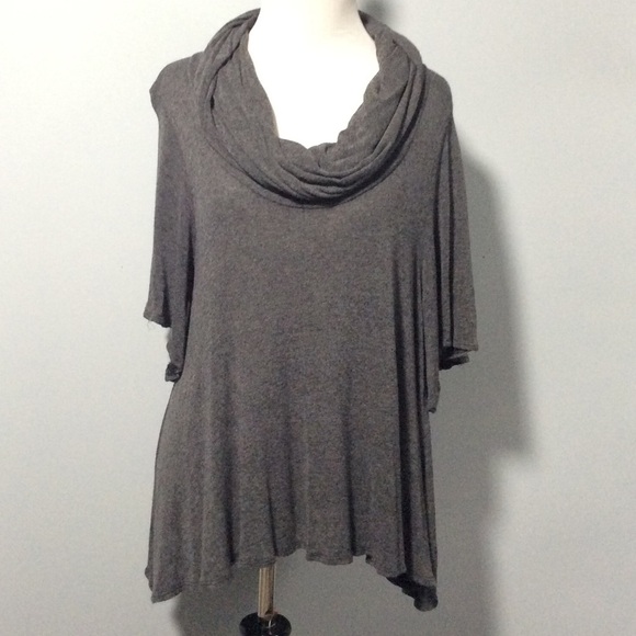 Ella Moss Cowl Neck Short Sleeve Top Small - Picture 1 of 3